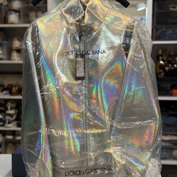 Dolce & Gabana Holographic Silver Jacket - size XL - used once - Picture 3 of 11